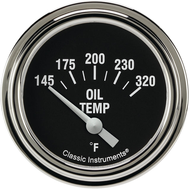 Classic Instruments Hot Rod 2-5/8" Oil Temperature Gauge - HR228SLF