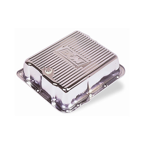 B&M Hi-Tek Deep Transmission Pan - Chrome - 70289
