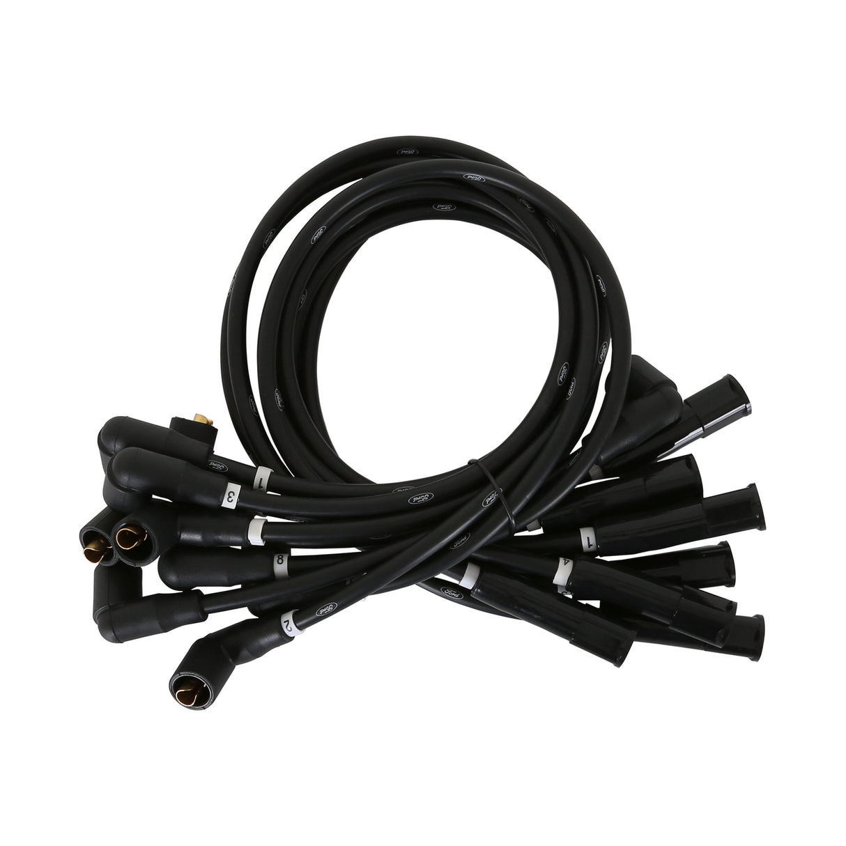 Scott Drake 8MM Black Spark Plug Wires - C7OZ-12259-BK8