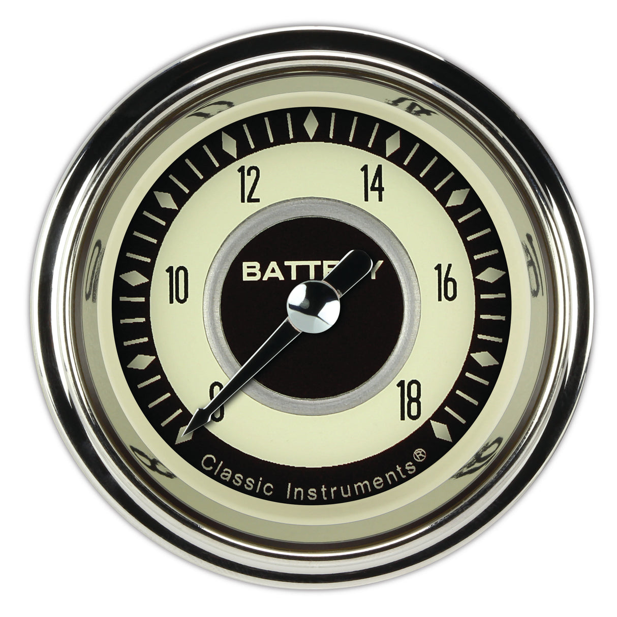 Classic Instruments Nostalgia VT 2-1/8" Volt Gauge - NT130SHC
