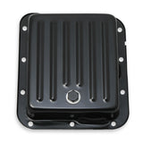 Mr Gasket Transmission Oil Pan - Black Steel - 9755BMRG