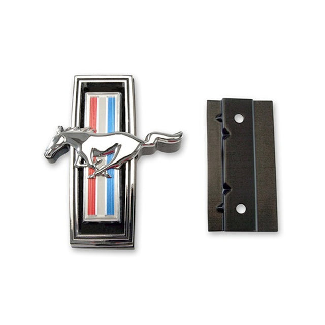Scott Drake Running Horse Grill Emblem, with Mounting Kit - C9ZZ-8213-AR