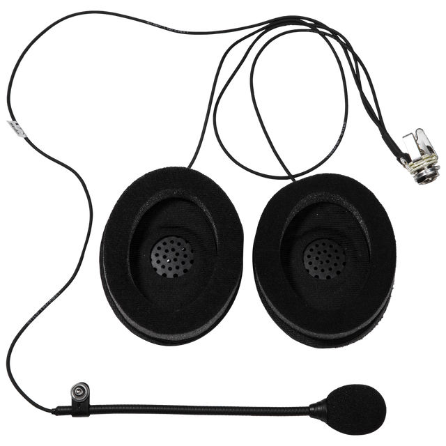 STILO Trophy jet com. system-Gentex Boom mic, Small behind the earpad speakers, 3 C Connector - AE0111