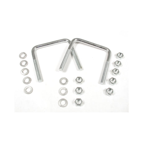 Lakewood Replacement U-Bolt Kit- 3/8" Diameter - 3-1/2" Center to Center - 20570