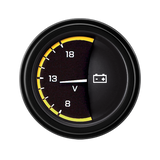 Classic Instruments AutoCross Yellow 2-1/8" Volt Gauge - AX30YBLF