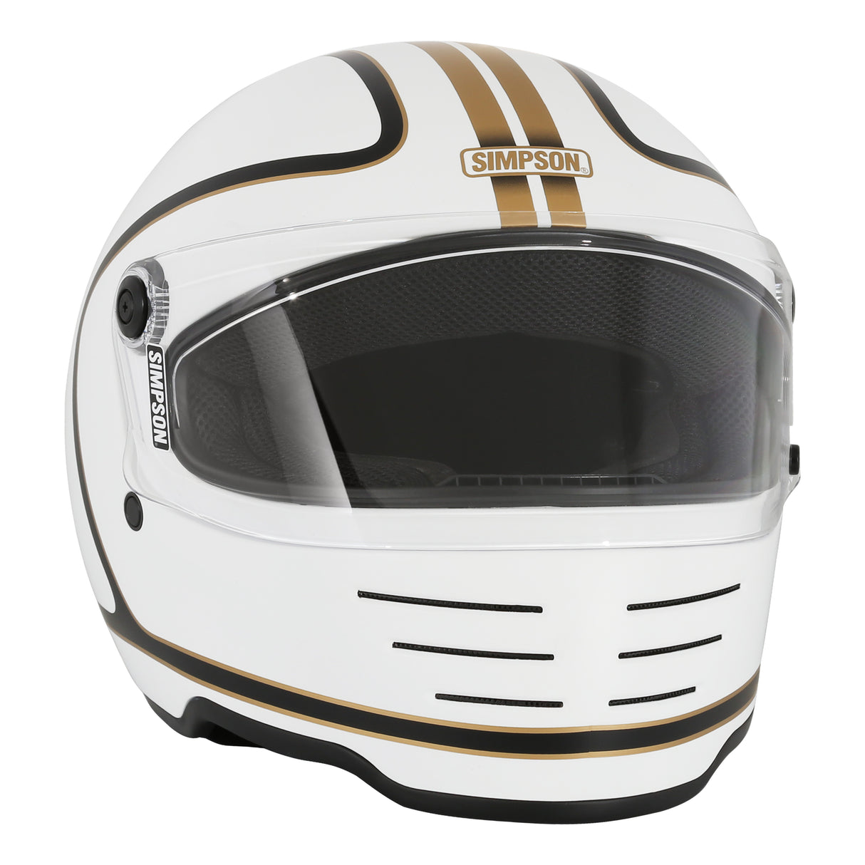 Simpson Motorcycle M62 Bandit Helmet - Hondo White - Extra Large - M62HONDO1XL