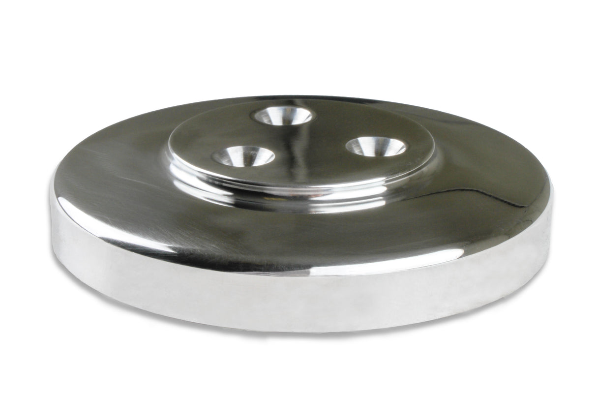 Holley 20-142P LS High-Mount A/C Accessory Drive Kit - Includes SD7 A/C Compressor, Tensioner, & Pulleys- Polished Finish