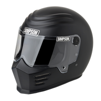 Simpson Motorcycle Outlaw Bandit Helmet - Flat Black - Large - 28315L8