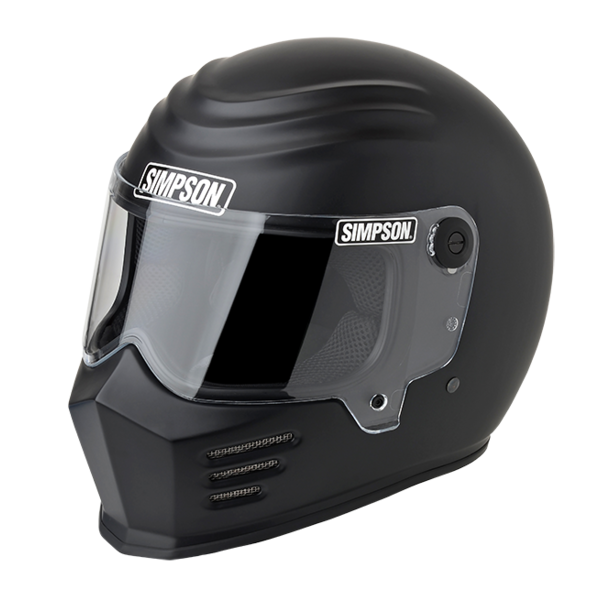 Simpson Motorcycle Outlaw Bandit Helmet - Flat Black - 28315L8