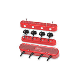Holley 241-174 2-Piece Vintage Series Valve Cover - Gen III/IV LS - Gloss Red Machined