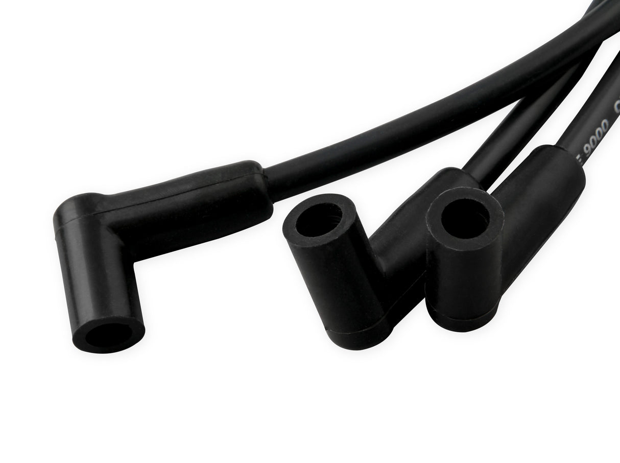ACCEL Spark Plug Wire Set- Extreme 9000 Black Ceramic-GM V8 HEI 75-86 Over Valve Cover - 9011CK
