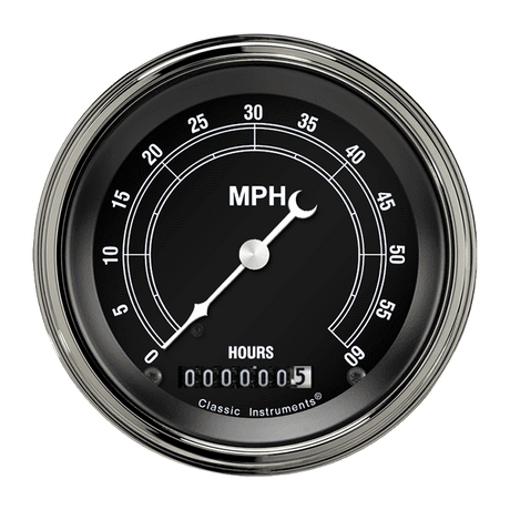 Classic Instruments Traditional 3 3/8" Low Speed Speedometer - LSTR