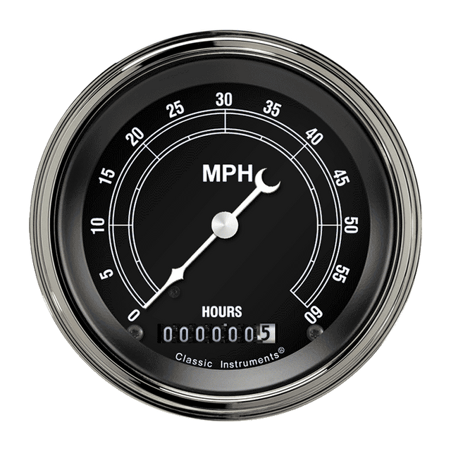 Classic Instruments Traditional 3 3/8" Low Speed Speedometer - LSTR