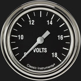 Classic Instruments Hot Rod 2 5/8" Voltage Gauge - HR330SLF