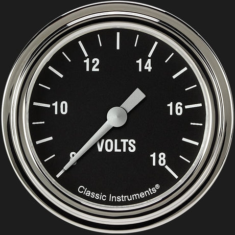 Classic Instruments Hot Rod 2 5/8" Voltage Gauge - HR330SLF