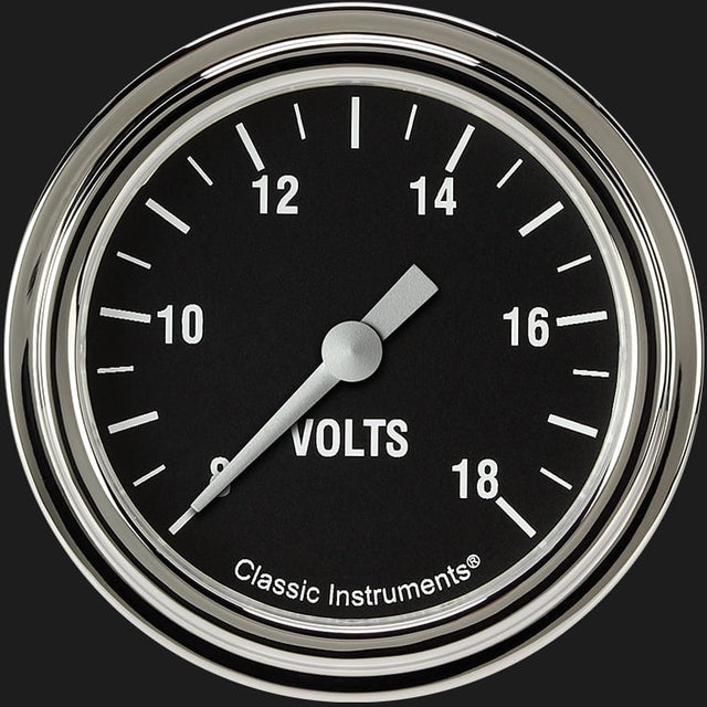 Classic Instruments Hot Rod 2 5/8" Voltage Gauge - HR330SLF