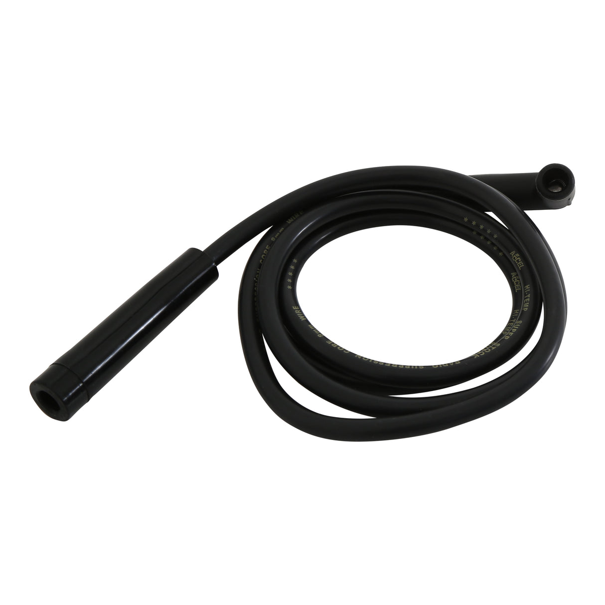 ACCEL Single Wire Replacement Kit - Straight and 90° Spark plug boots - Universal - Black - 170500K