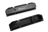 Holley 890005B Sniper Valve Cover - Fabricated Aluminum - Chrysler BB - Short Bolt - Black