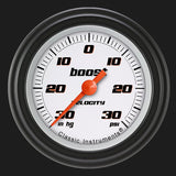 Classic Instruments Velocity White 2 1/8" Boost/Vac Gauge - VS141WBLF