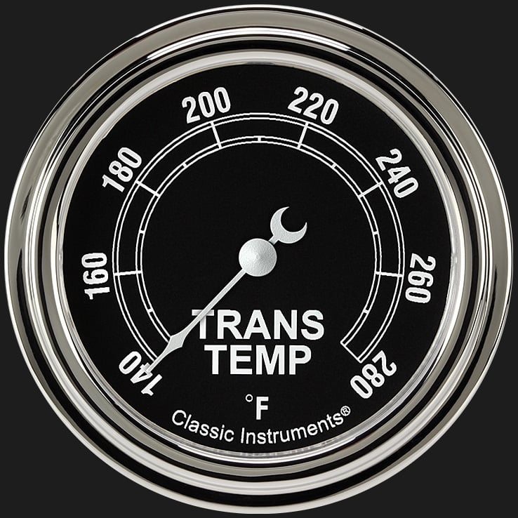 Classic Instruments Traditional 2 5/8" Transmission Temperature Gauge - TR327SLF