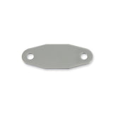 Mr Gasket Fuel Pump Block Off Plate - Chrome - 1517