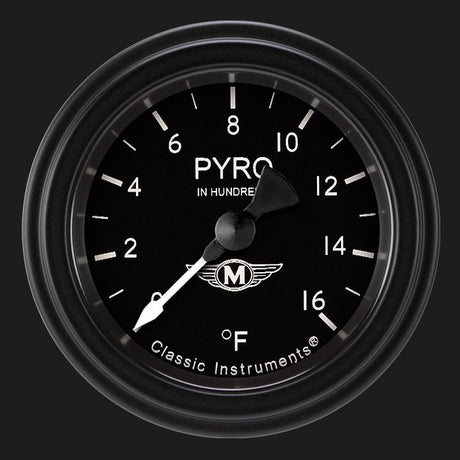 Classic Instruments Moal Bomber 2 1/8" Exhaust Gas Temp. Gauge - MA198BLF