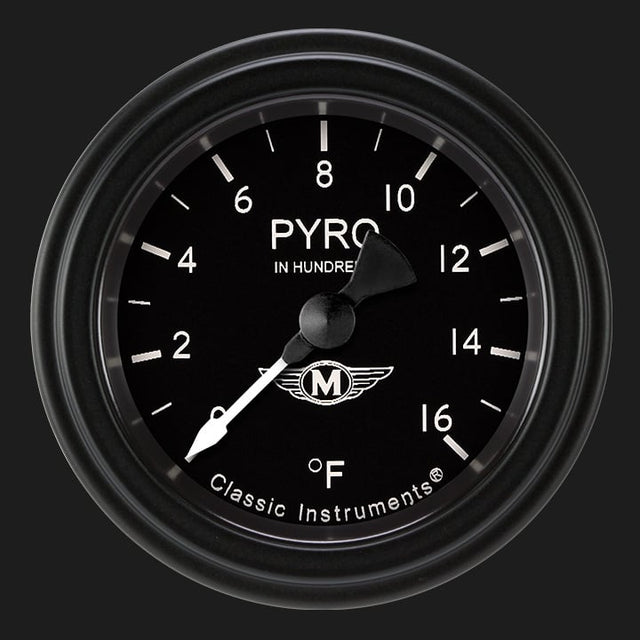 Classic Instruments Moal Bomber 2 1/8" Exhaust Gas Temp. Gauge - MA198BLF