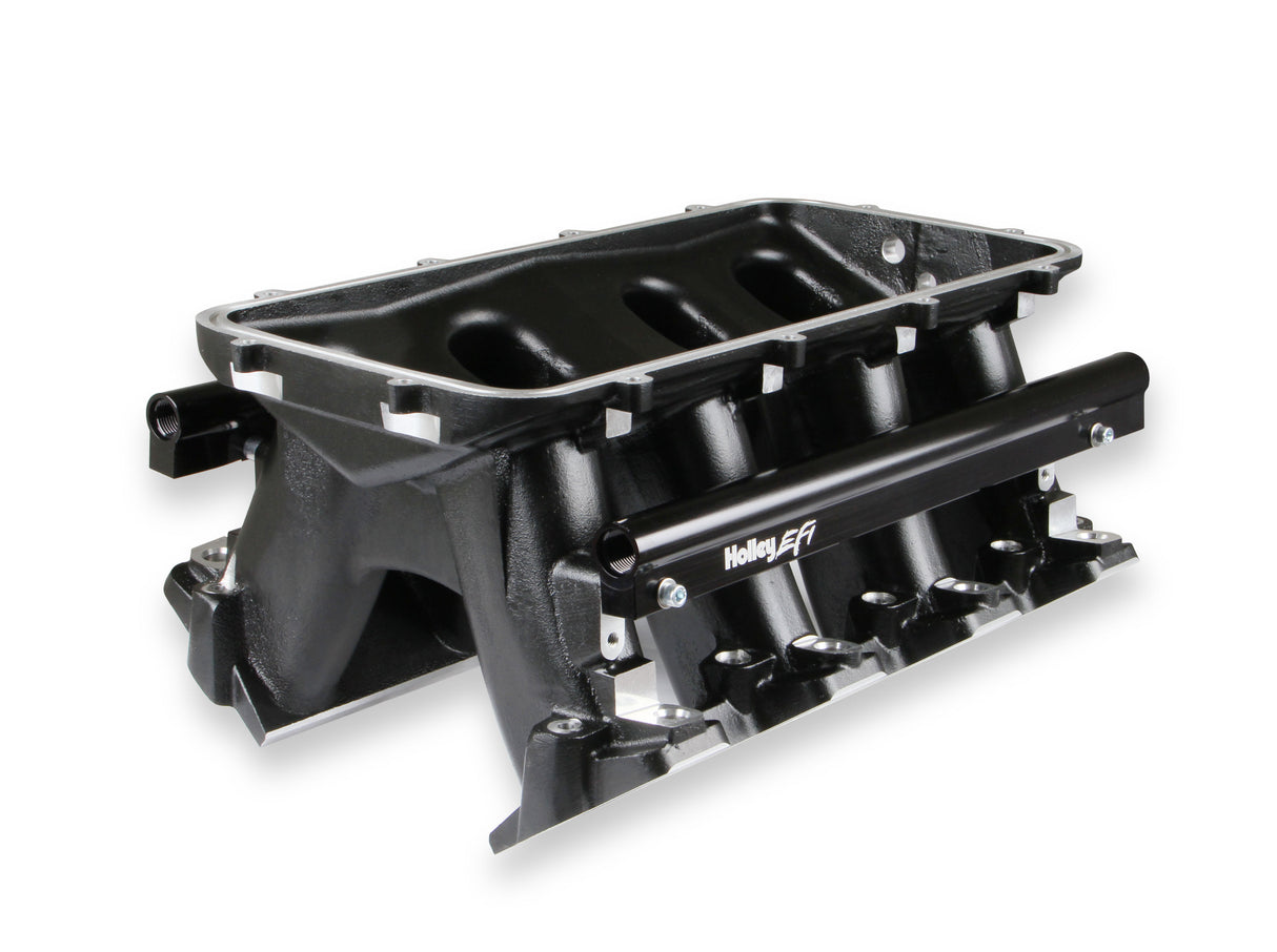 Holley 300-122BK LS Hi-Ram EFI Manifold - Black GM LS1/LS2/LS6