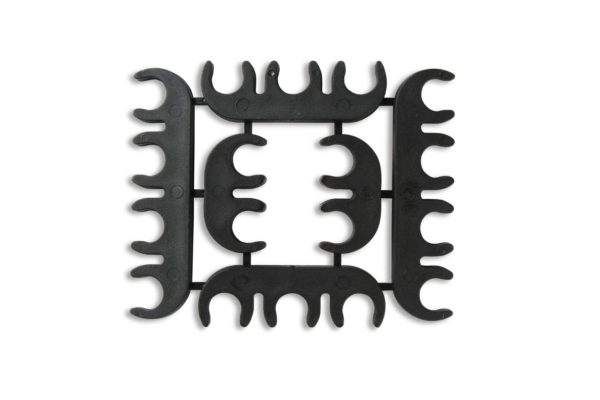 ACCEL Spark Plug Wire Set- 8mm - Black Wire with Black Straight Boots - 4040K