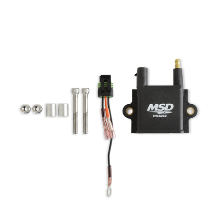 MSD Ignition Coil (Single Tower) - CPC Ignition Control - Black - Individual - 8232