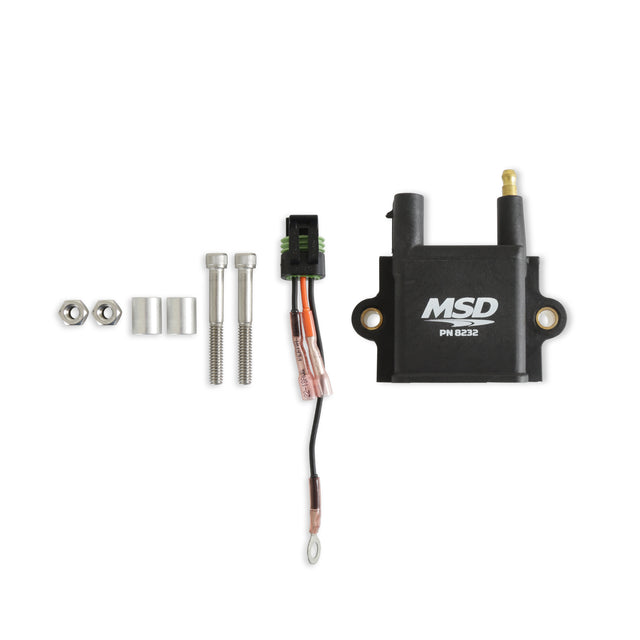 MSD Ignition Coil (Single Tower) - CPC Ignition Control - Black - Individual - 8232