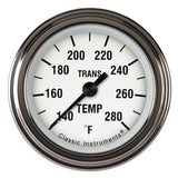 Classic Instruments White Hot 2 1/8" Transmission Temperature Gauge - WH127SLF