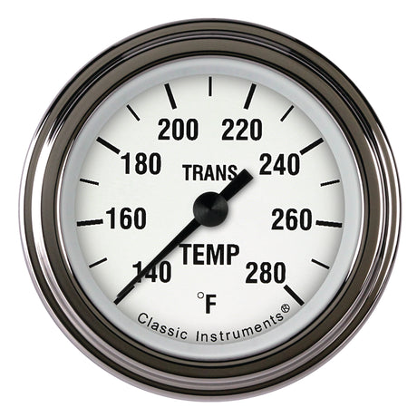 Classic Instruments White Hot 2 1/8" Transmission Temperature Gauge - WH127SLF