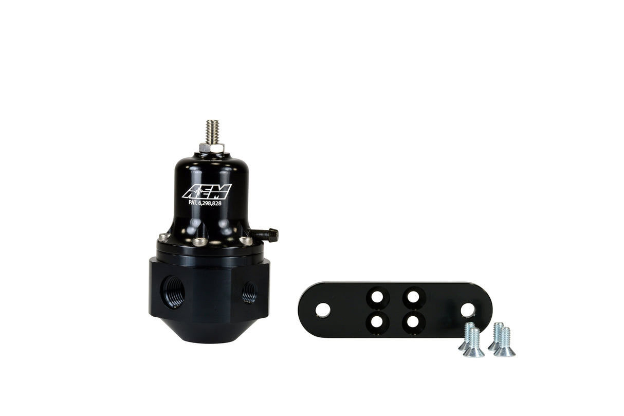AEM Hi-Cap Universal Adjustable Fuel Pressure Regulator - 25-305BK
