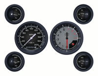 Classic Instruments Autocross Gray Six Gauge Set - AX01GBLF