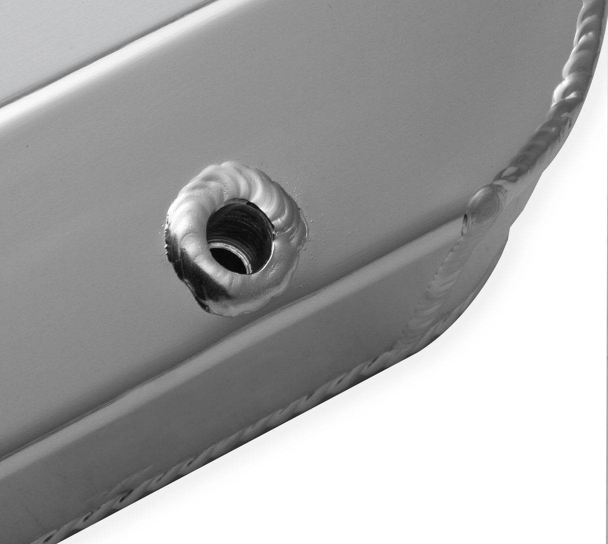 Holley 890013 Sniper Valve Cover - Fabricated Aluminum - Ford Small Block - Tall - Anodized