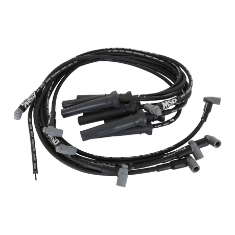 MSD Wire Set, Super Conductor, BB Chevy w/Front Drive & Pro Stock ZR1 Boots - 30843