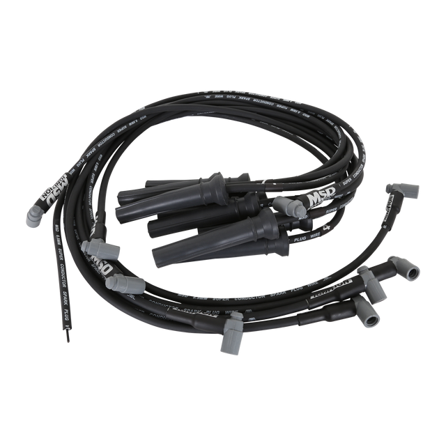 MSD Wire Set, Super Conductor, BB Chevy w/Front Drive & Pro Stock ZR1 Boots - 30843