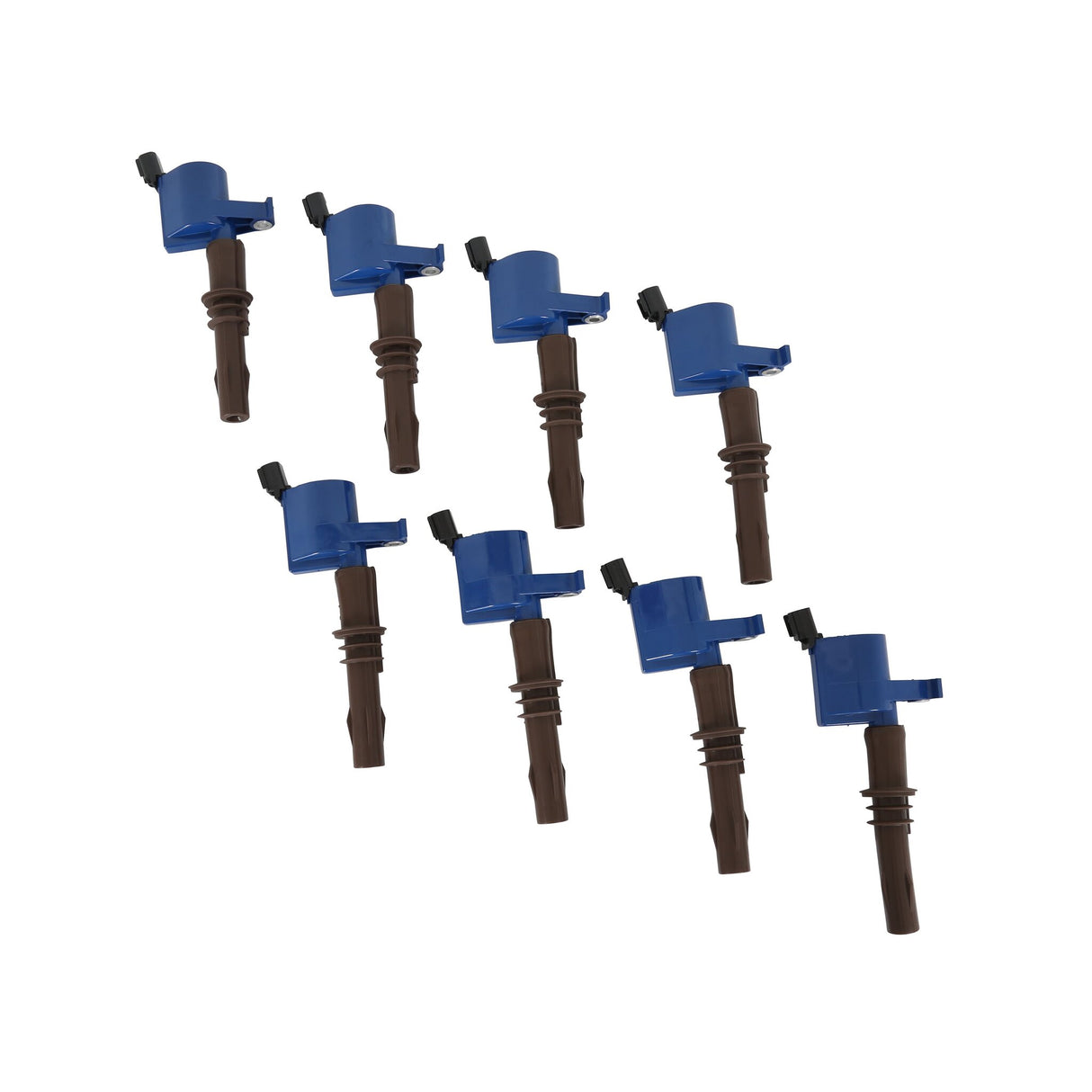 ACCEL Ignition Coil - SuperCoil - 2008-2014 Ford 4.6L/5.4L/6.8L 3-valve, Blue, 8-Pack - 140033EB-8