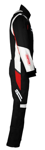 Simpson AIRSPEED SUIT Black/Red/White SM - AS02121
