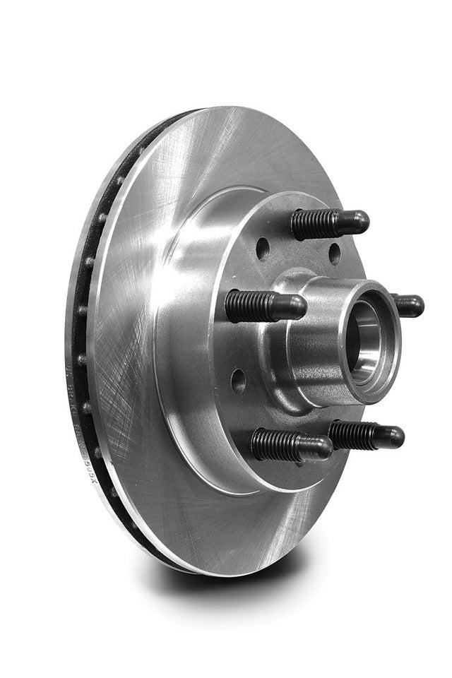 AFCO Cast Iron Brake Hub & Rotor Flat Hybrid .813 Inches Thick 10.13 Inches Diameter 5 Inch x 5 Inch Bolt Pattern - 5/8 Coarse Studs - 9850-6505 9850-6505