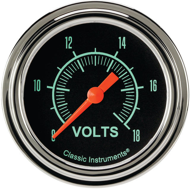 Classic Instruments G/Stock 2-5/8" Volt Gauge - GS330SLF