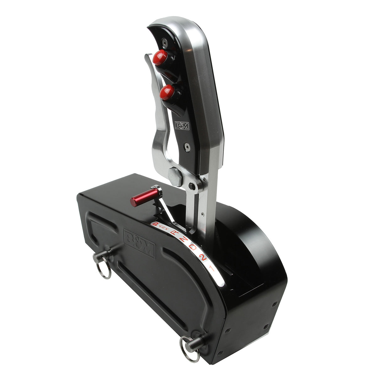 B&M Automatic Gated Shifter - Magnum Grip Stealth Pro Stick - Two Tone - Dual Button - 81104