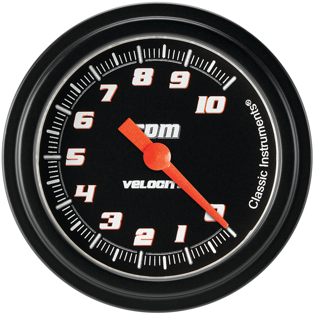 Classic Instruments Velocity Black 2-5/8" Tachometer Gauge - VS383BBLF
