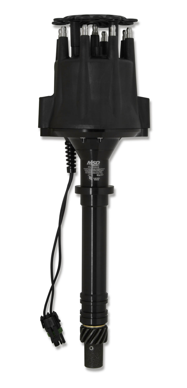 MSD Chevy V8 Marine Certified Distributor-Black - 85603