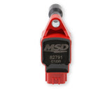 MSD Ignition Coil - Blaster Series - Fits Nissan/Infiniti 3.5L - Red - 6-Pack - 827916