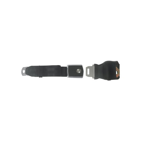 Scott Drake Seat Belt Retractable Deluxe Black Concours - SB-BK-68-CR