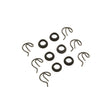 Mr Gasket Shifter Bushing Kit - Steel Clips And Bushings - 11