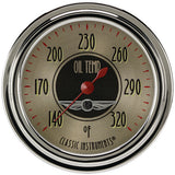 Classic Instruments All American Nickel 2 5/8" Oil Temperature Gauge - AN328SLC