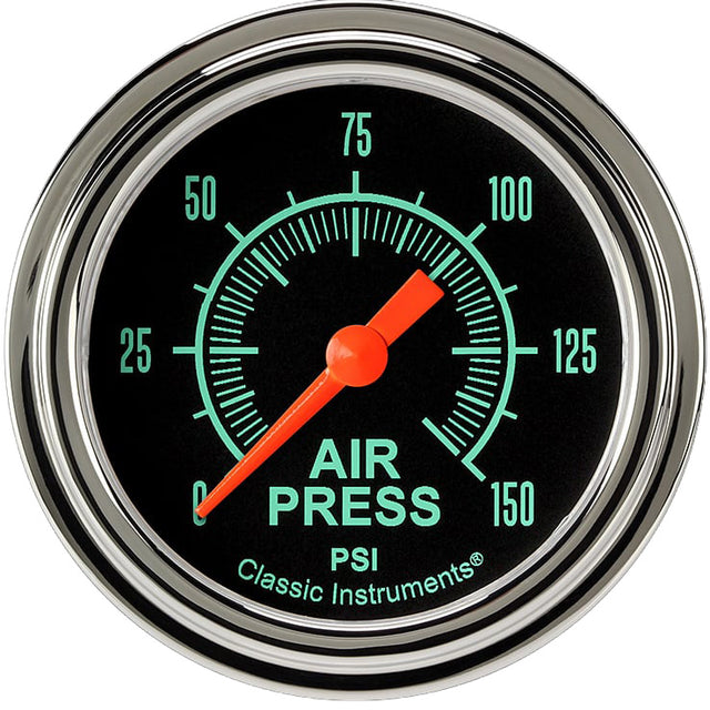 Classic Instruments G/Stock 2-5/8" Air Pressure Gauge - GS318SLF